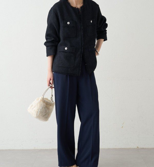  「セミワイドパンツ」|チノ|