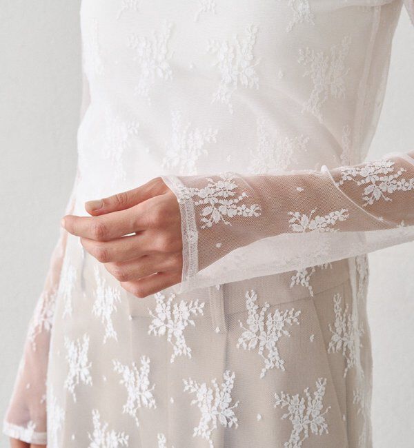  「カットレースチュニック」|Tシャツ・カットソー|