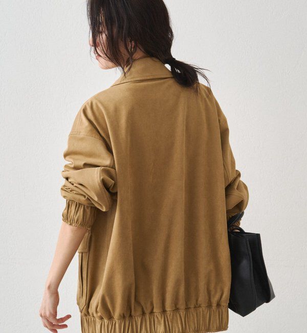  「フェイクスウェードブルゾン」|ブルゾン・スタジャン|