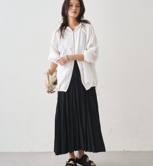  「シアーZIPパーカー」|ブルゾン・スタジャン|