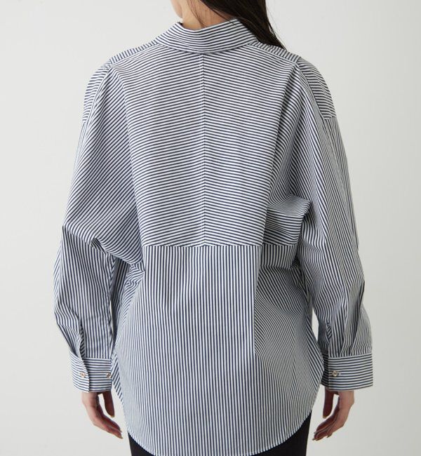  「ストライプBigシャツ」|シャツ・ブラウス|