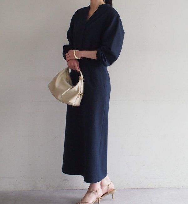  「リネンライクVワンピース」|ワンピース|