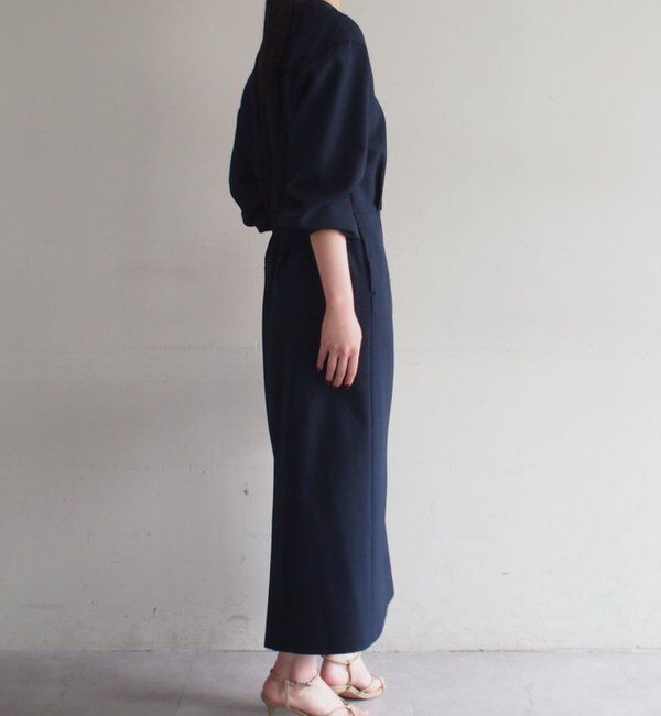  「リネンライクVワンピース」|ワンピース|