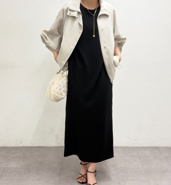  「【@iristagramuuコラボ】ショルダータックワンピース」|ワンピース|