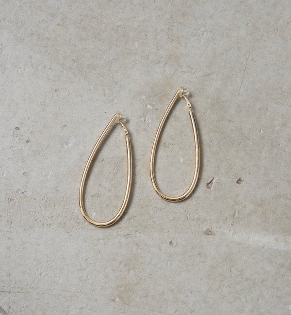  「【GALENA/ガレナ】ドロップフープイヤリング」|その他|ゴールド