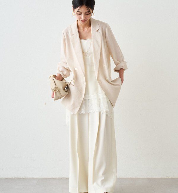  「リネンライクシアージャケット」|ベスト・ジレ|