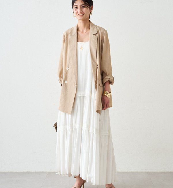  「リネンライクシアージャケット」|ベスト・ジレ|