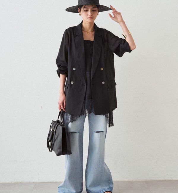  「リネンライクシアージャケット」|ベスト・ジレ|