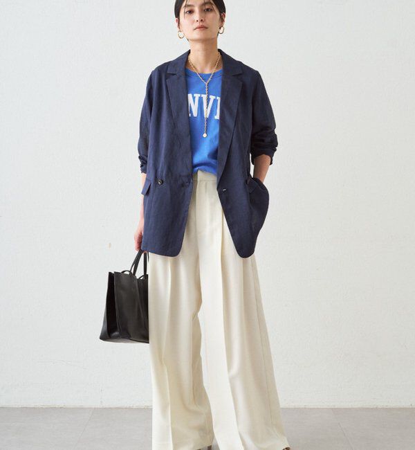  「リネン100ジャケット」|ベスト・ジレ|