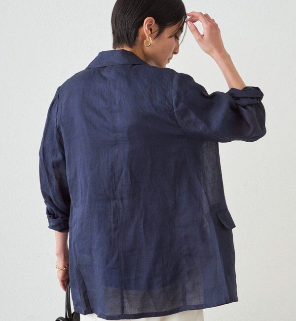  「リネン100ジャケット」|ベスト・ジレ|