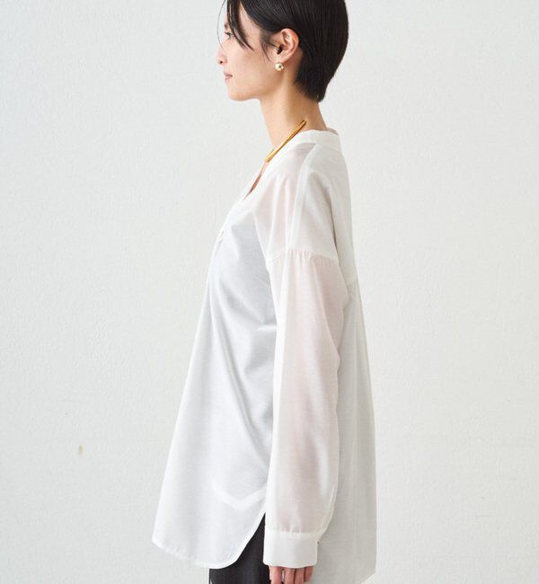  「バイヤスロングブラウス」|シャツ・ブラウス|