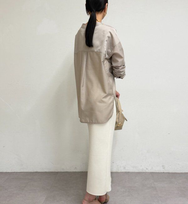  「バイヤスロングブラウス」|シャツ・ブラウス|