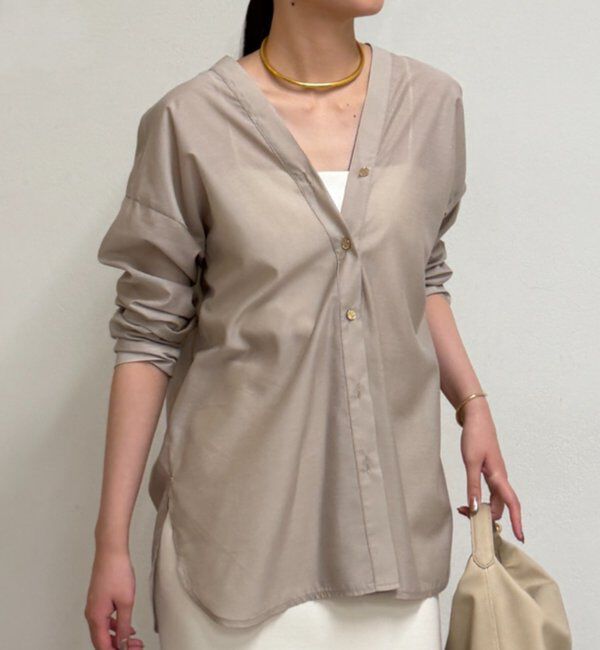  「バイヤスロングブラウス」|シャツ・ブラウス|