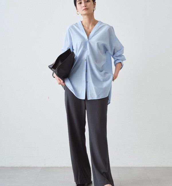  「バイヤスロングブラウス」|シャツ・ブラウス|