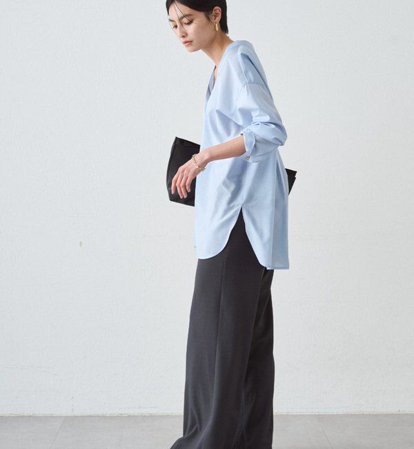  「バイヤスロングブラウス」|シャツ・ブラウス|