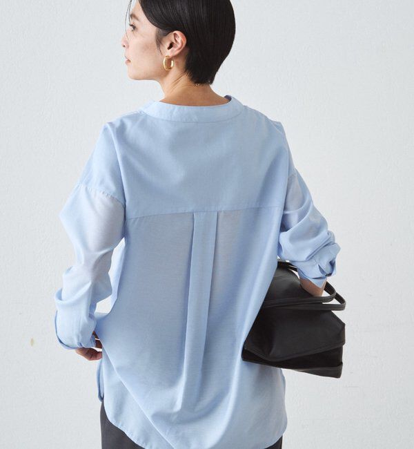  「バイヤスロングブラウス」|シャツ・ブラウス|