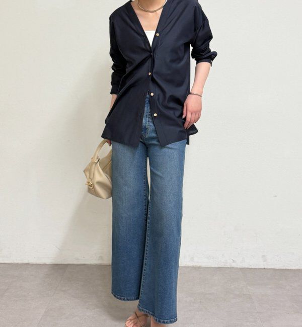  「バイヤスロングブラウス」|シャツ・ブラウス|