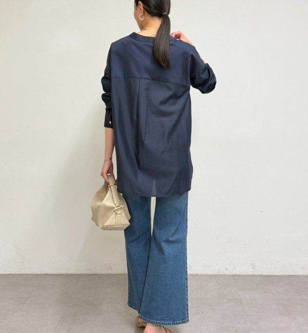  「バイヤスロングブラウス」|シャツ・ブラウス|