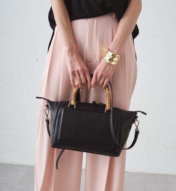  「【GALENA/ガレナ】バンブーハンドルBag」|ショルダー・メッセンジャー|