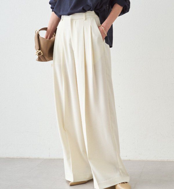  「NEW2タックワイドパンツ」|チノ|