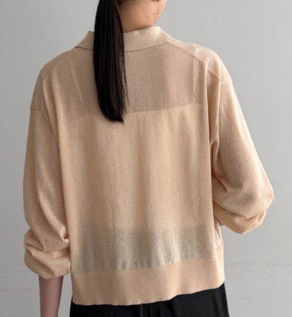  「スキッパーポロニット」|ニット・セーター|