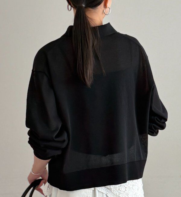  「スキッパーポロニット」|ニット・セーター|