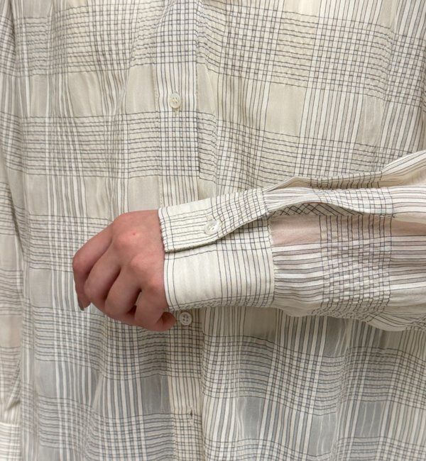  「シアーチェックシャツ」|シャツ・ブラウス|