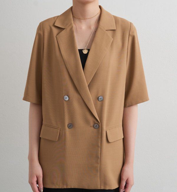  「ハーフスリーブジャケット」|テーラードジャケット|