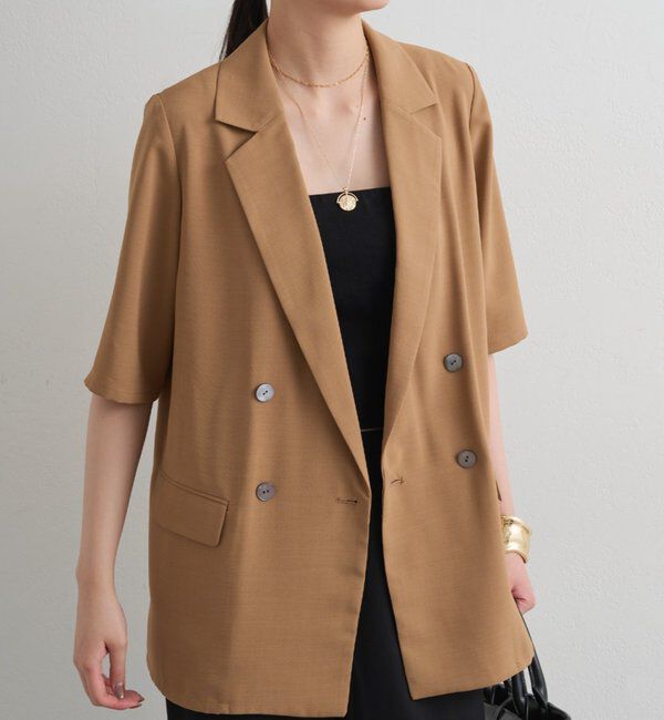  「ハーフスリーブジャケット」|テーラードジャケット|