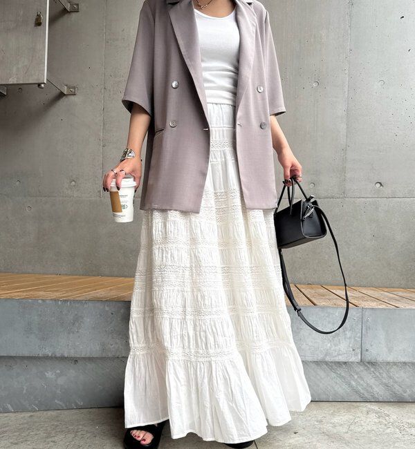  「ハーフスリーブジャケット」|テーラードジャケット|