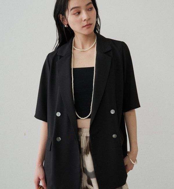  「ハーフスリーブジャケット」|テーラードジャケット|