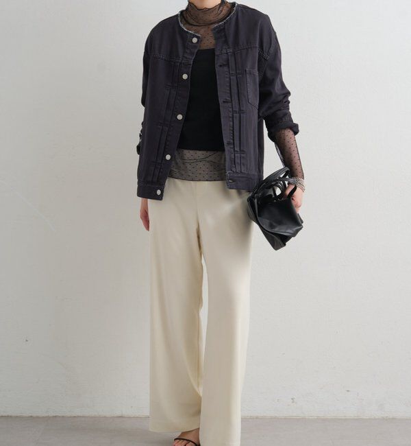  「【ainode/アイノデ】ノーカラーGジャン」|ベスト・ジレ|