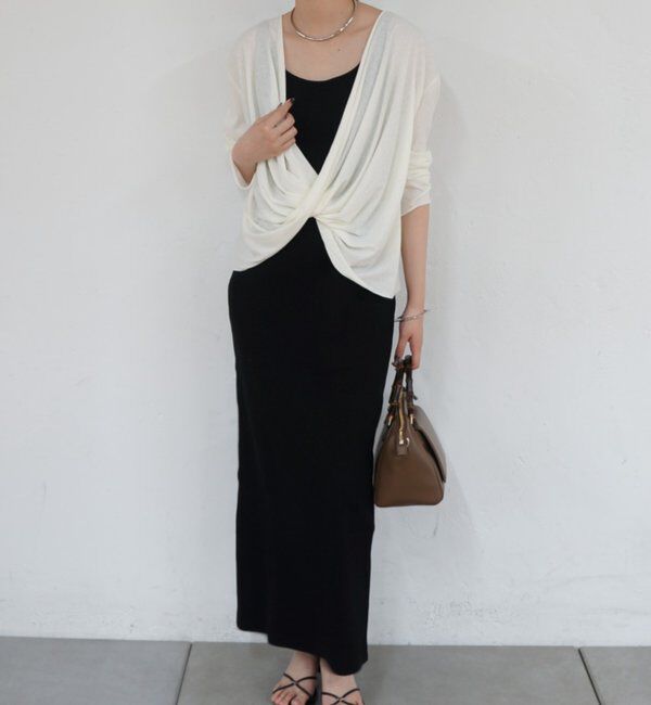  「2wayカシュクールシアープルオーバー」|Tシャツ・カットソー|