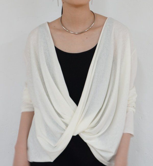  「2wayカシュクールシアープルオーバー」|Tシャツ・カットソー|