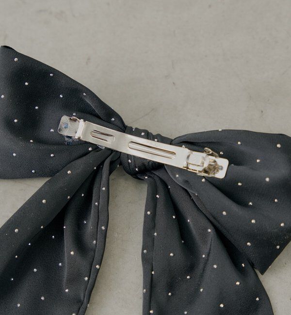  「スタッズデザインBIGリボンバレッタ」|その他|