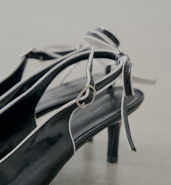  「バックリボンミュール」|パンプス|