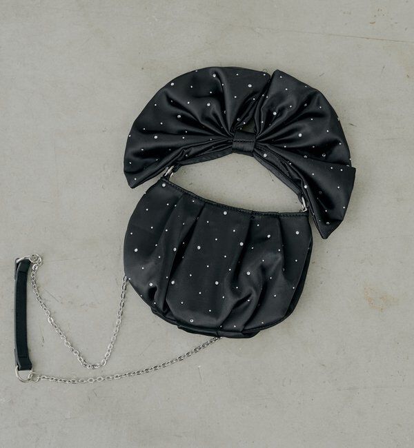  「【SALON by Chico】ビジューデザインリボンショルダーバッグ」|ショルダー・メッセンジャー|