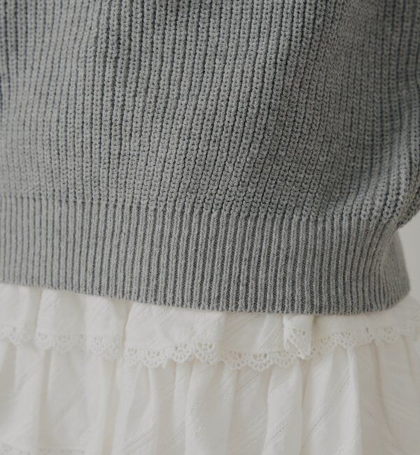  「肩スリットオフショルニット」|ニット・セーター|