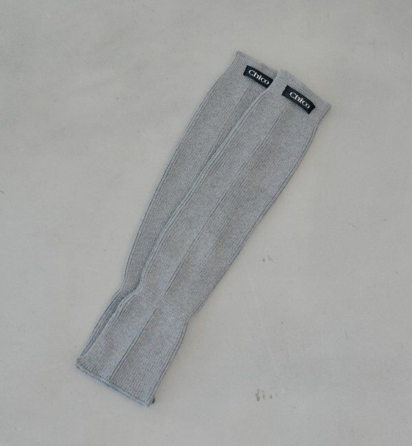  「リブルーズレッグウォーマー」|ソックス|グレー