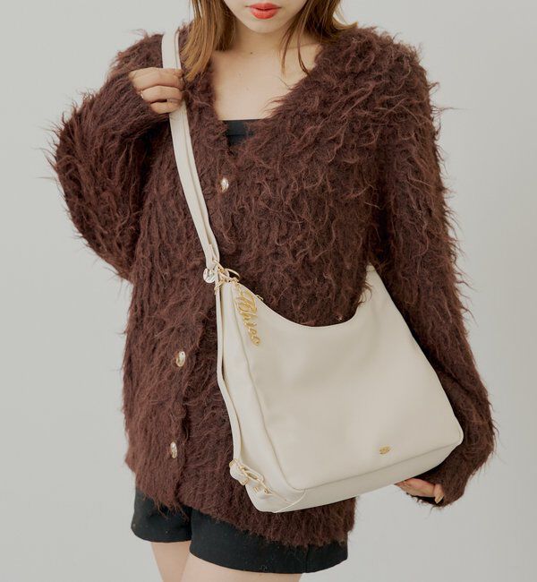  「ロゴチャーム付き3wayホーボーバッグ」|ボストンバッグ|