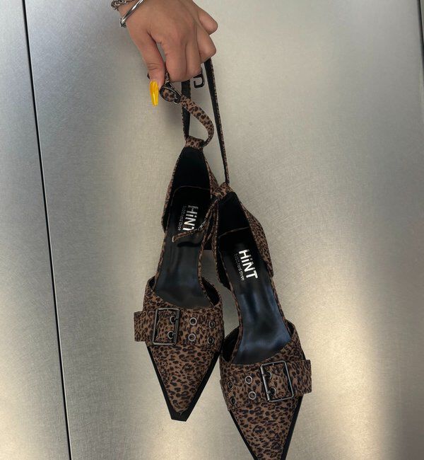  「【HiNT】ベルトストラップミュールパンプス」|パンプス|