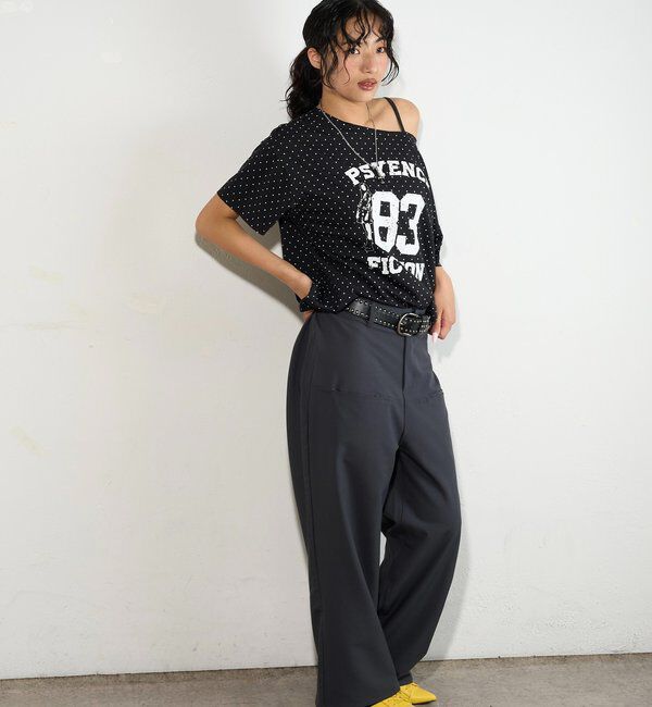  「【新色追加】エリオットオフショルTEE」|Tシャツ・カットソー|