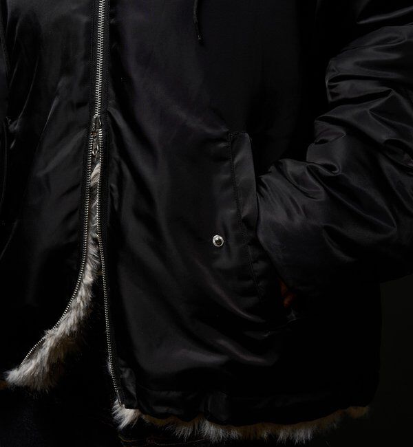  「【お気に入りNO.1】2WAY リバーシブルファーブルゾン」|ブルゾン・スタジャン|