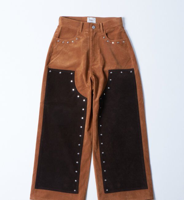  「スウェードダブルニーパンツ」|チノ|