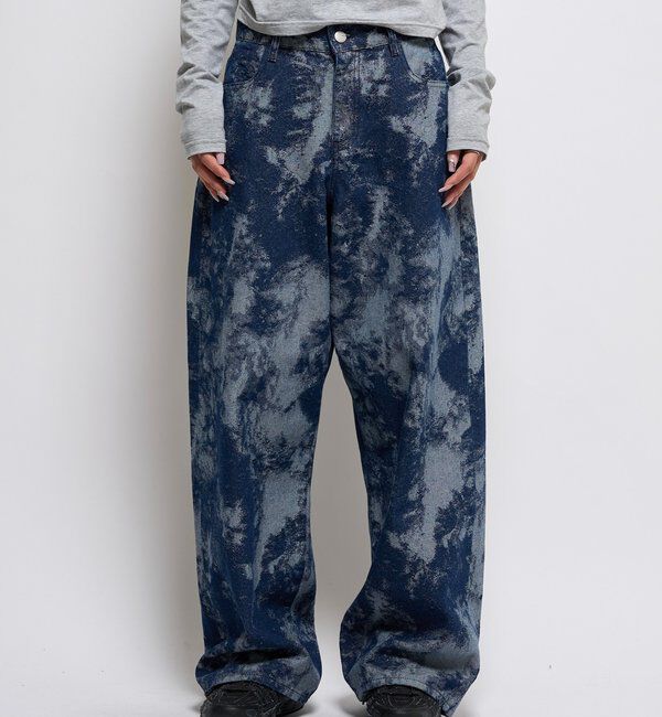  「アソート柄ローライズデニム」|デニム|