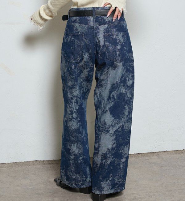  「アソート柄ローライズデニム」|デニム|