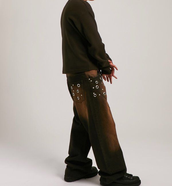  「【UNISEX】Sourcreamワッフルヘンリーネックトップス」|Tシャツ・カットソー|