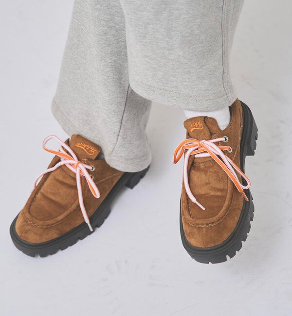  「SLOPPY配色厚底ローファー」|その他|