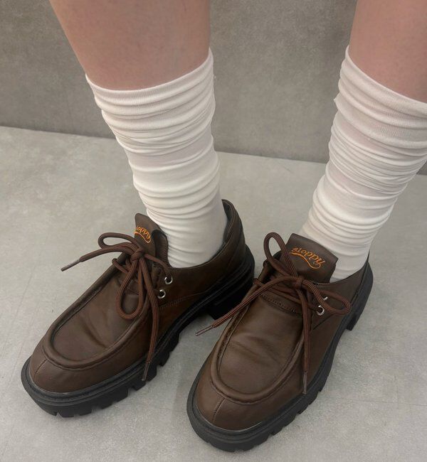  「SLOPPY配色厚底ローファー」|その他|