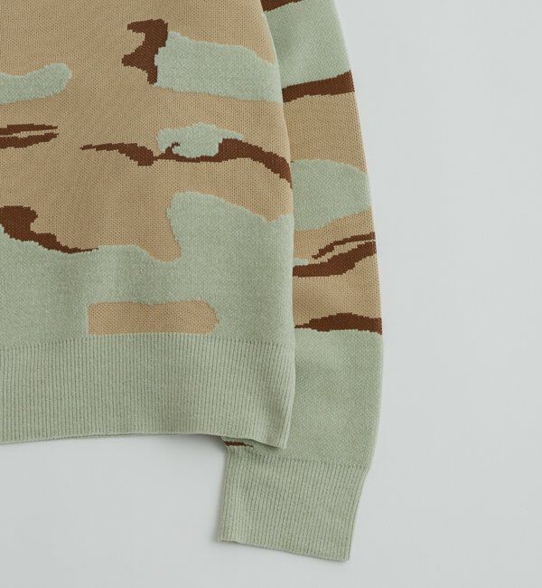  「KOOKYN MOHAIR BLEND CAMO CREWNECKSWEATER」|ニット・セーター|